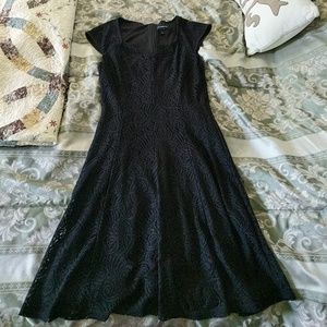 Liz Claiborne Black Lace Dress